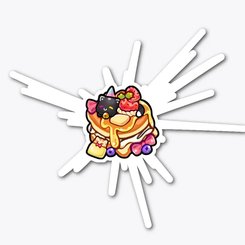 Doppio Stacked Pancakes sticker