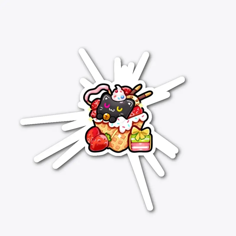 Doppio Crepe Sticker