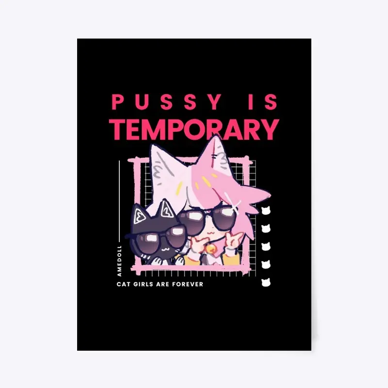 Cat Girls Are Forever Poster